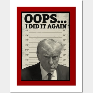 Donald Trump Mugshot Posters and Art